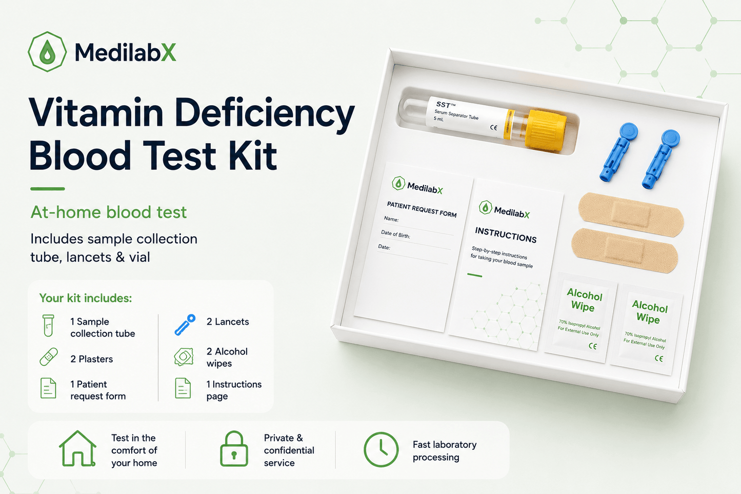 Vitamin Deficiency Blood Test Kit