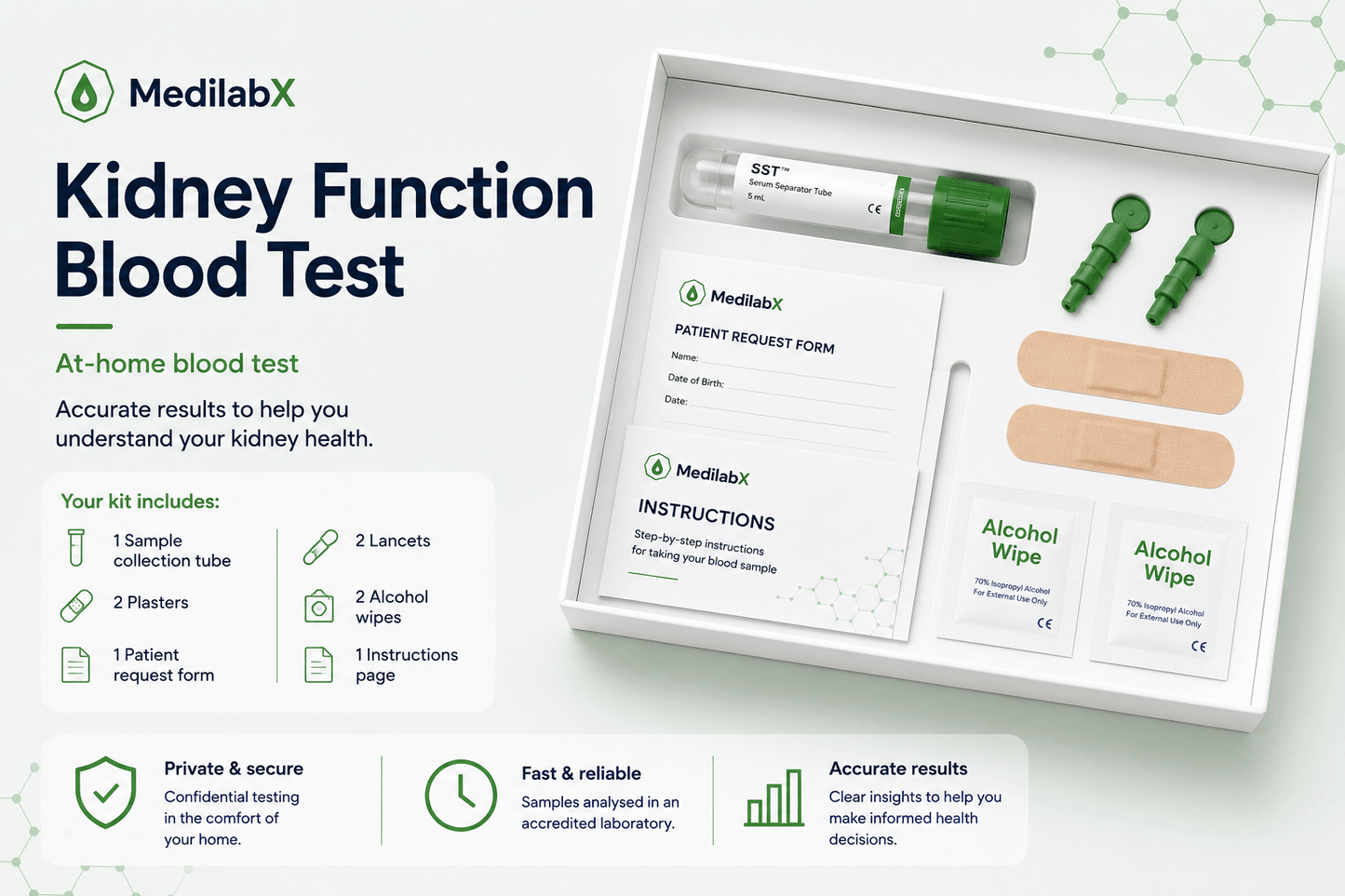 Kidney Function Blood Test Kit